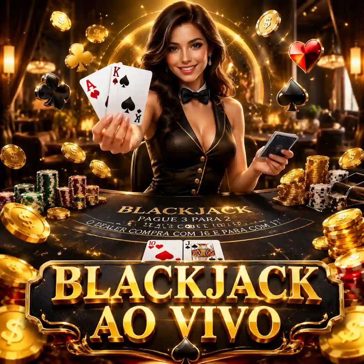 Blackjack com dealer real