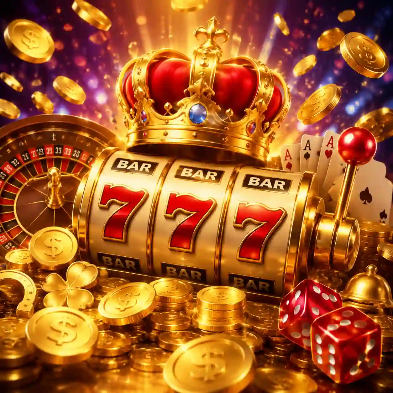 Slots coloridos no cassino 63v